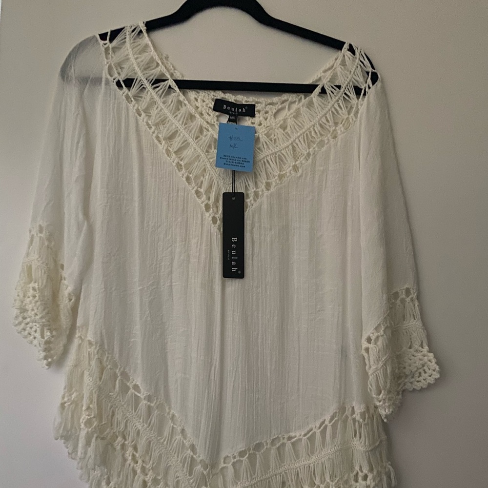 Beulah White Blouse